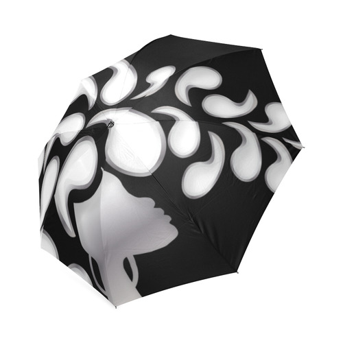 Afro Paisley Print Foldable Umbrella (Model U01)