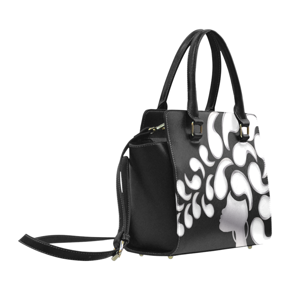 Afro Paisley Print Classic Shoulder Handbag (Model 1653)