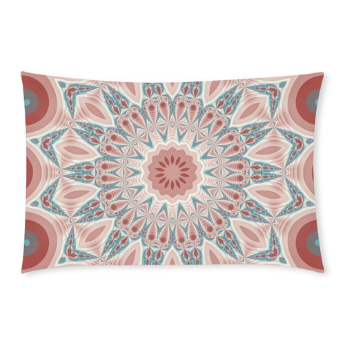 Modern Kaleidoscope Mandala Fractal Art Graphic 3-Piece Bedding Set