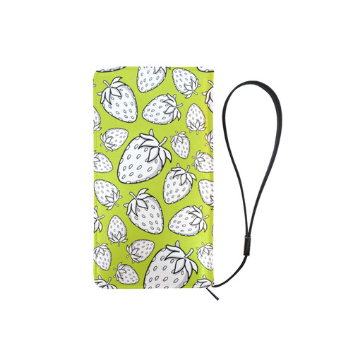 Ghostberries on lime punch Men's Clutch Purse （Model 1638）