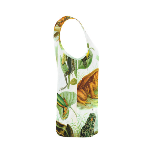 FROGS All Over Print Tank Top for Women (Model T43)