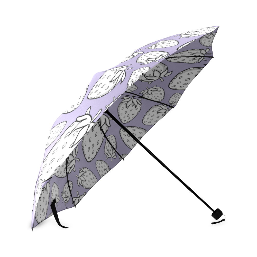 Ghostberries on lavender Foldable Umbrella (Model U01)