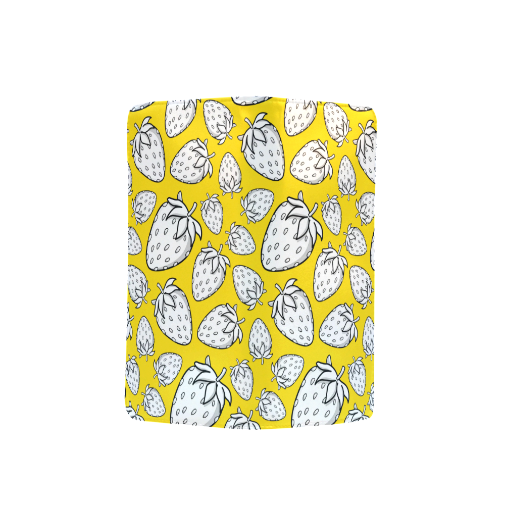 Ghostberries on vibrant yellow Men's Clutch Purse （Model 1638）