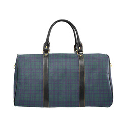 Green Plaid Rock Style New Waterproof Travel Bag/Large (Model 1639)