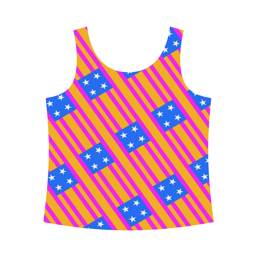 DESIGN 3333 All Over Print Tank Top for Women (Model T43)