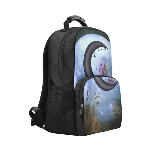 Wonderful fairy on the moon Unisex Laptop Backpack (Model 1663)
