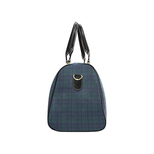 Green Plaid Rock Style New Waterproof Travel Bag/Large (Model 1639)