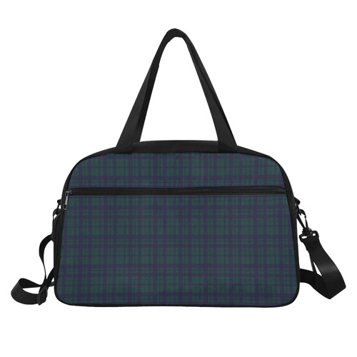 Green Plaid Rock Style Fitness Handbag (Model 1671)
