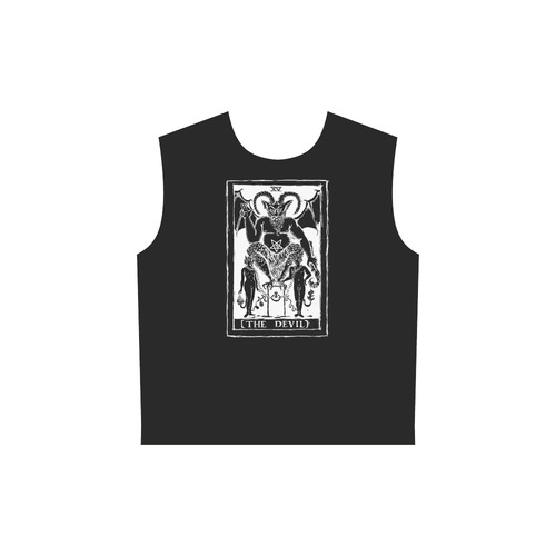 TheDevilbig7560 All Over Print Sleeveless Hoodie for Women (Model H15)