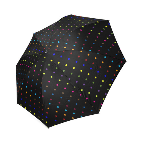 Dots & Colors Modern, Colorful pattern design Foldable Umbrella (Model U01)
