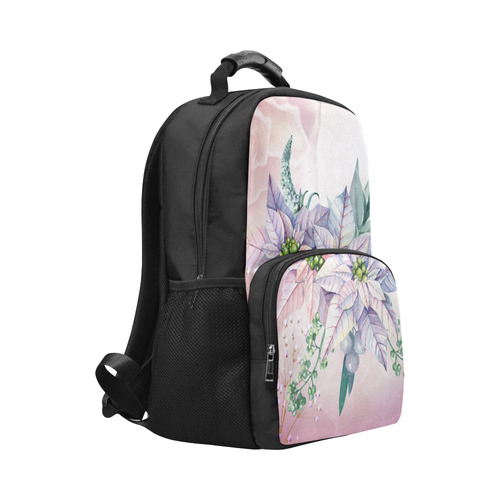 Wonderful flowers, watercolor Unisex Laptop Backpack (Model 1663)