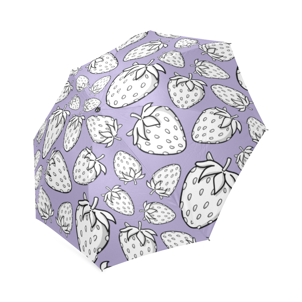 Ghostberries on lavender Foldable Umbrella (Model U01)