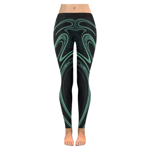 Untitled-1 Women's Low Rise Leggings (Invisible Stitch) (Model L05)
