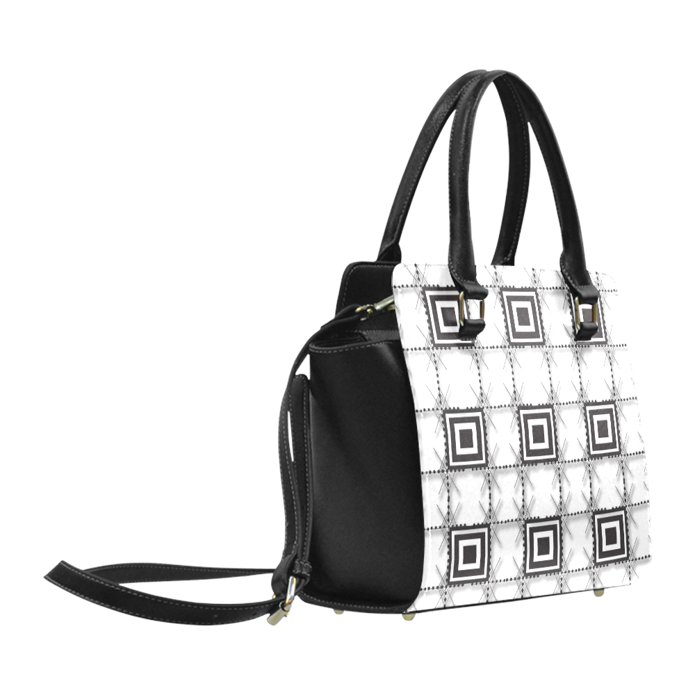 Diamond Shield Classic Shoulder Handbag (Model 1653)