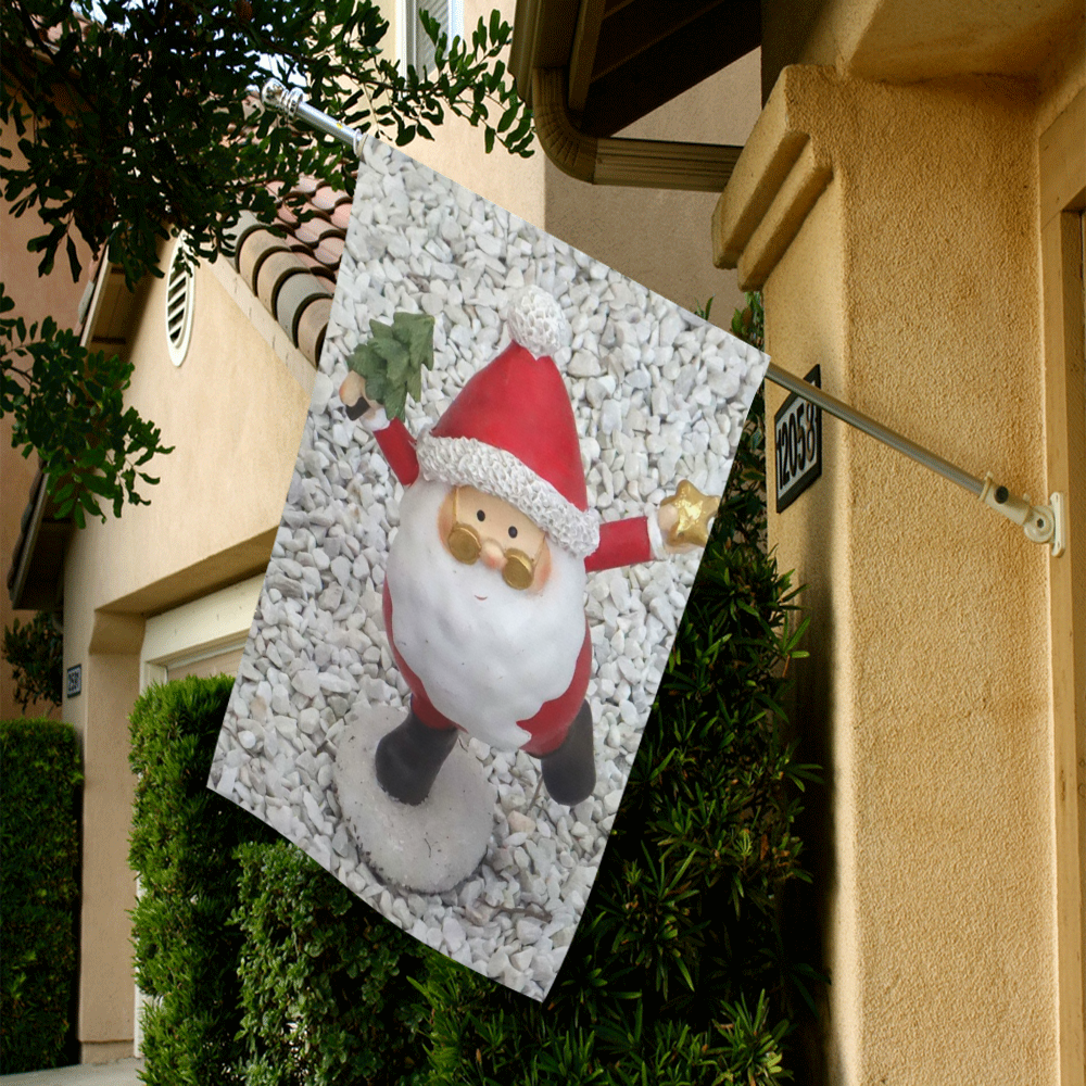 Cute little Santa by JamColors Garden Flag 28''x40'' （Without Flagpole）
