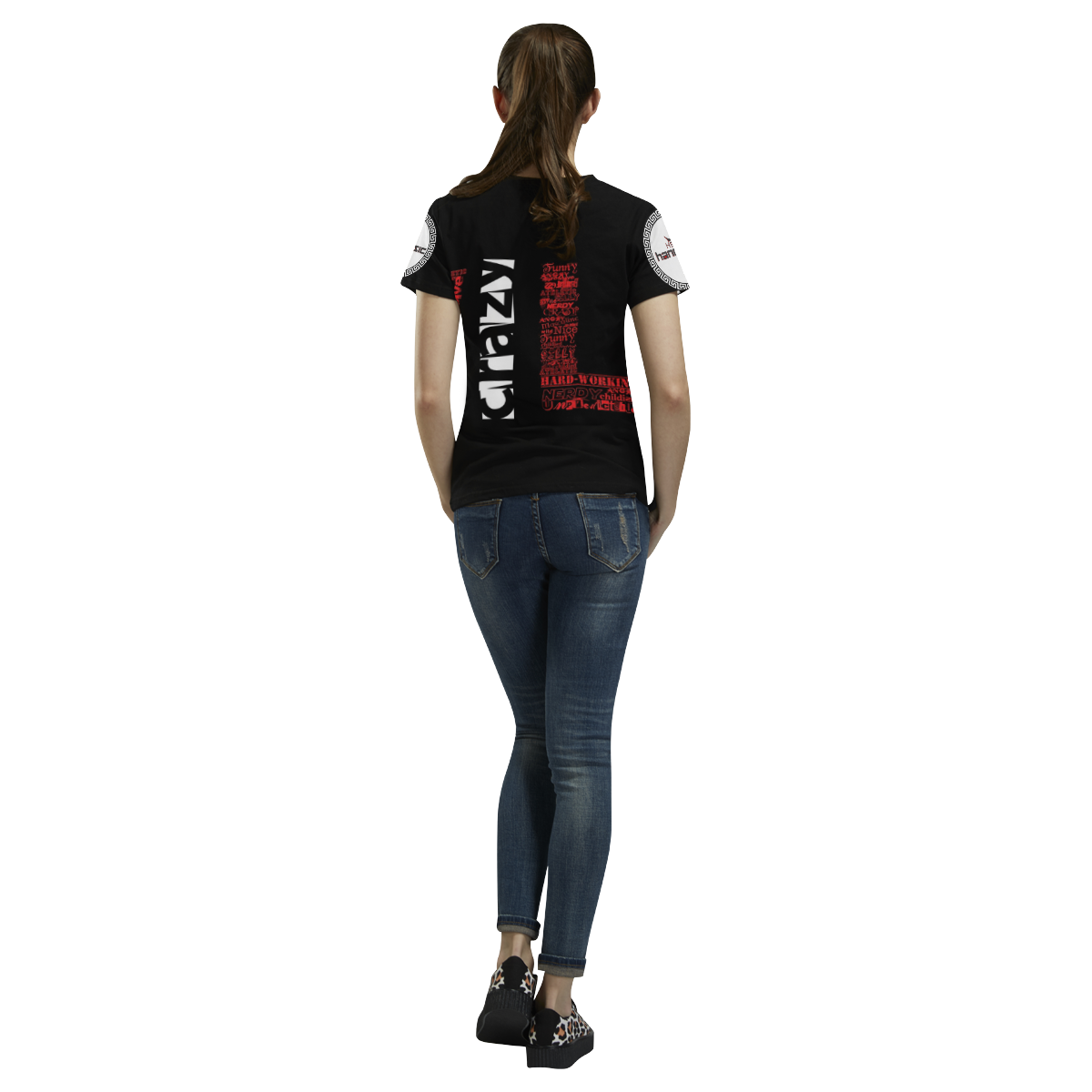 LADIES WILD HANNMUSIC All Over Print T-Shirt for Women (USA Size) (Model T40)