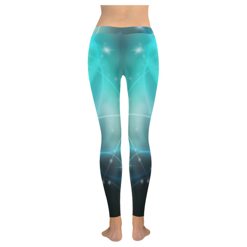 legging Serpentine 17 Women's Low Rise Leggings (Invisible Stitch) (Model L05)