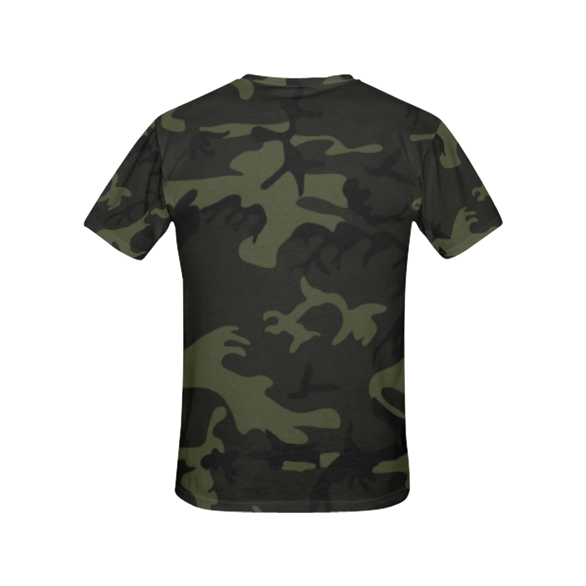 Camo Green All Over Print T-Shirt for Women (USA Size) (Model T40)