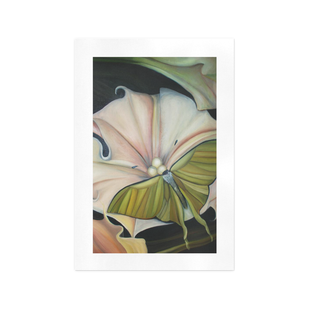 MOON FLOWER Art Print 13‘’x19‘’
