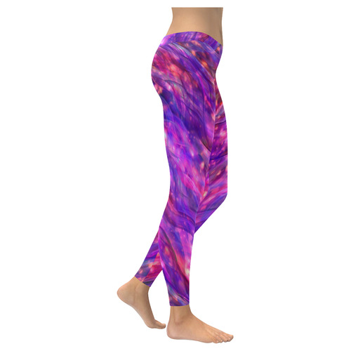 leggings Sparkling 20 Women's Low Rise Leggings (Invisible Stitch) (Model L05)