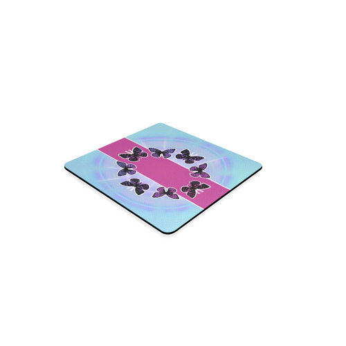 butterfly ring Square Coaster