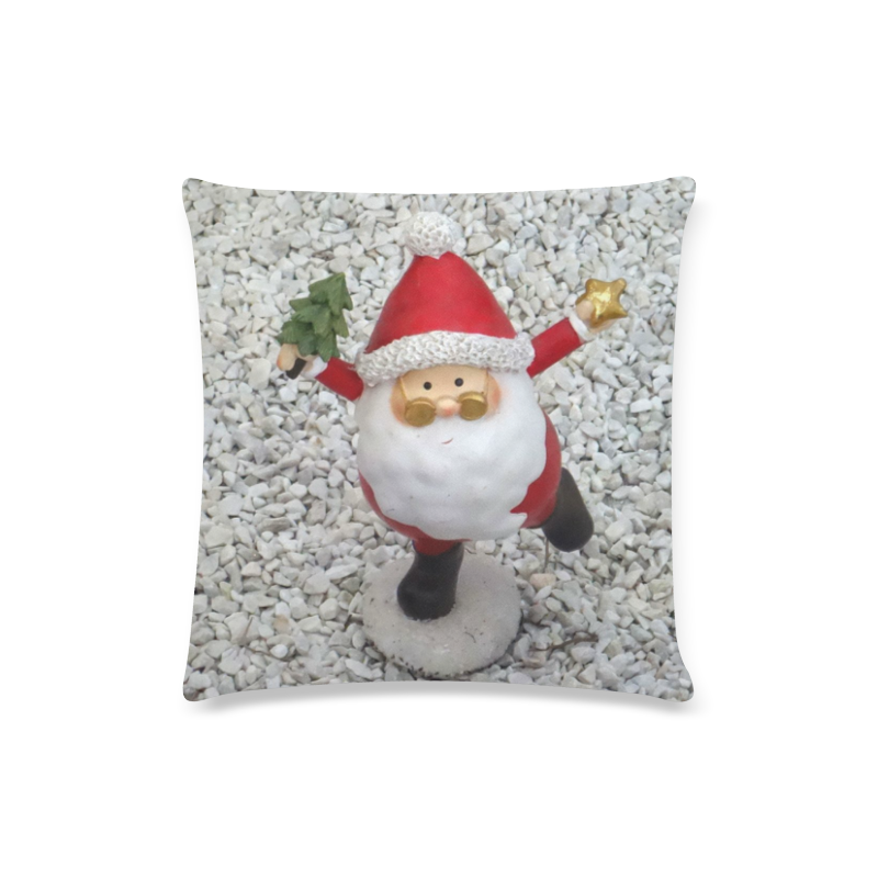 Cute little Santa by JamColors Custom Zippered Pillow Case 16"x16"(Twin Sides)