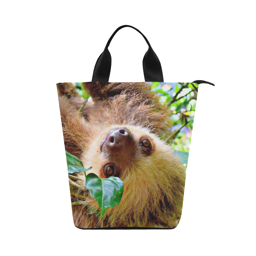 Awesome Sloth by JamColors Nylon Lunch Tote Bag (Model 1670)