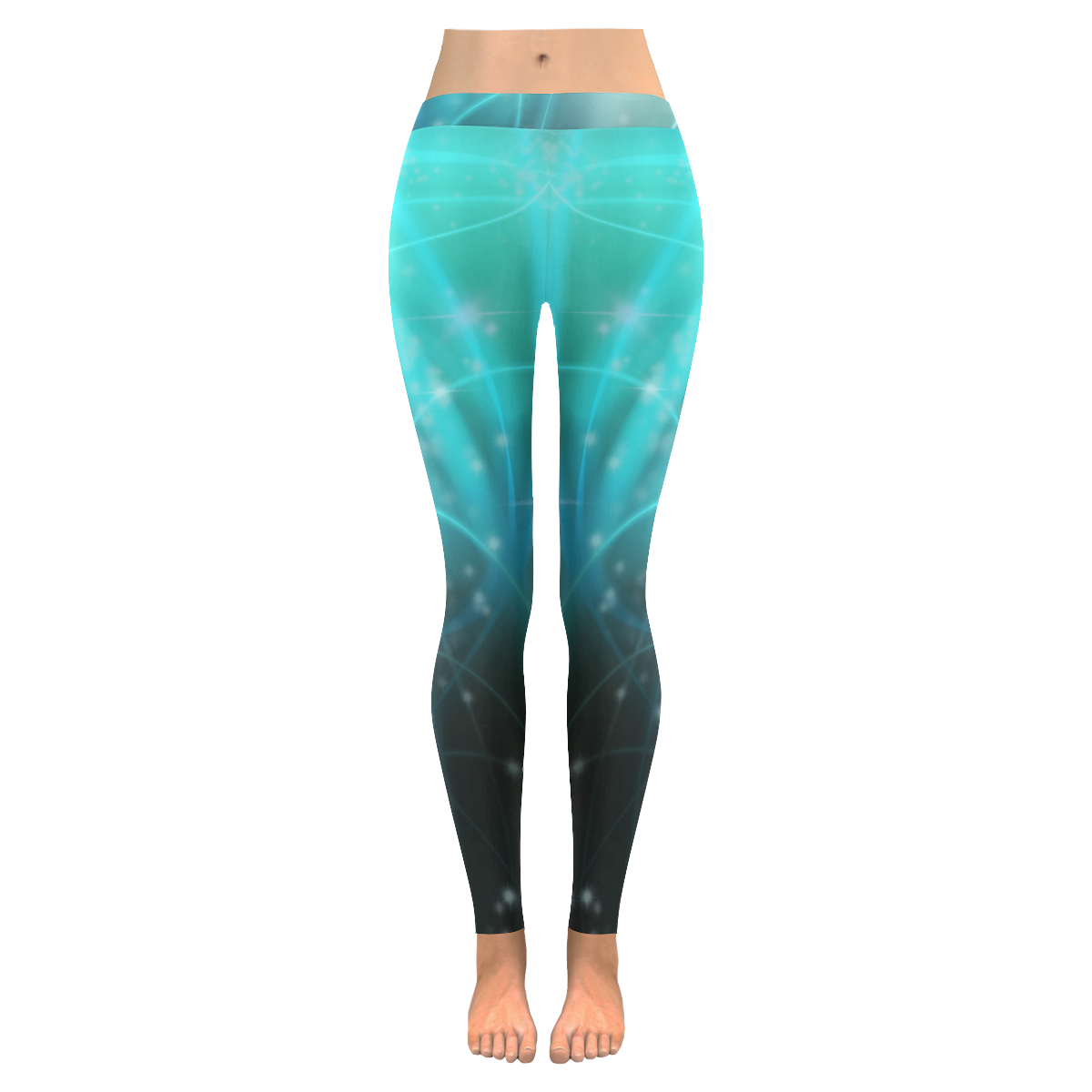 legging Serpentine 17 Women's Low Rise Leggings (Invisible Stitch) (Model L05)