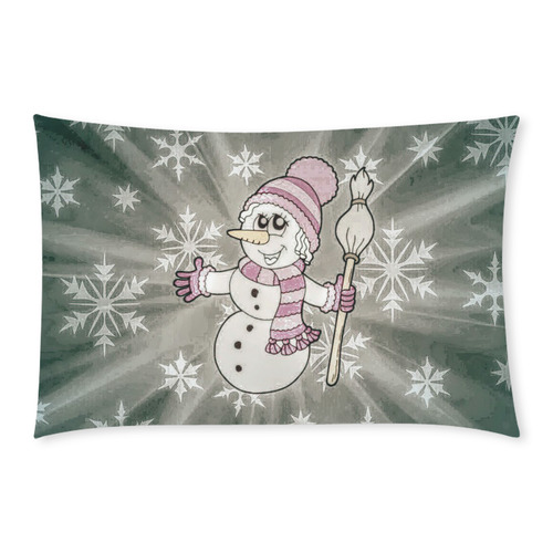 Cute Snow Lady by JamColors 3-Piece Bedding Set