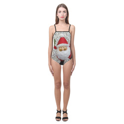 Cute little Santa by JamColors Strap Swimsuit ( Model S05)