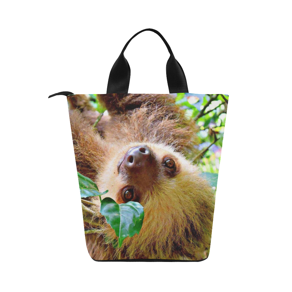 Awesome Sloth by JamColors Nylon Lunch Tote Bag (Model 1670)