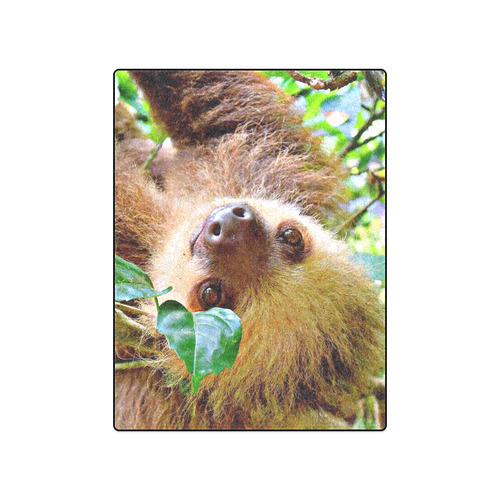 Awesome Sloth by JamColors Blanket 50"x60"
