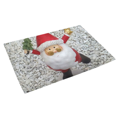 Cute little Santa by JamColors Azalea Doormat 30" x 18" (Sponge Material)