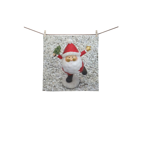 Cute little Santa by JamColors Square Towel 13“x13”