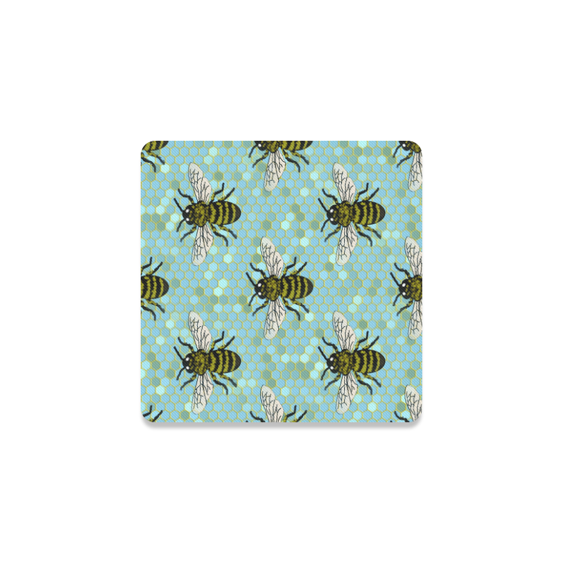 bees Square Coaster