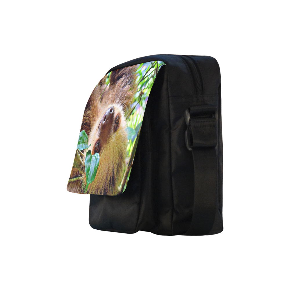 Awesome Sloth by JamColors Crossbody Nylon Bags (Model 1633)