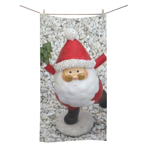 Cute little Santa by JamColors Bath Towel 30"x56"