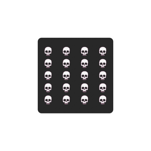 I Love Skulls Square Coaster