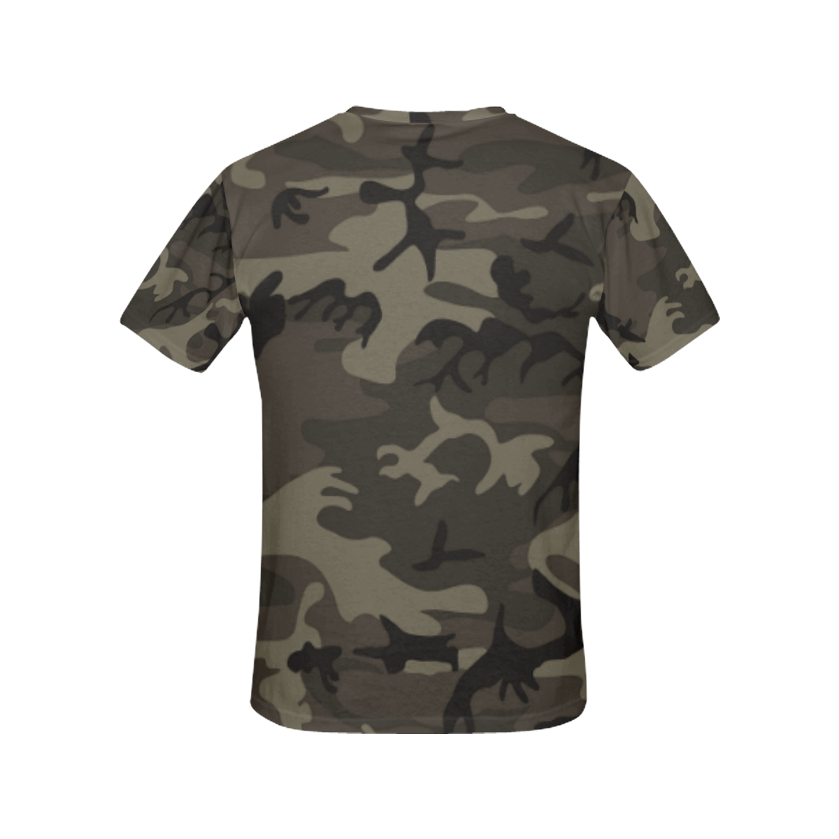 Camo Grey All Over Print T-Shirt for Women (USA Size) (Model T40)