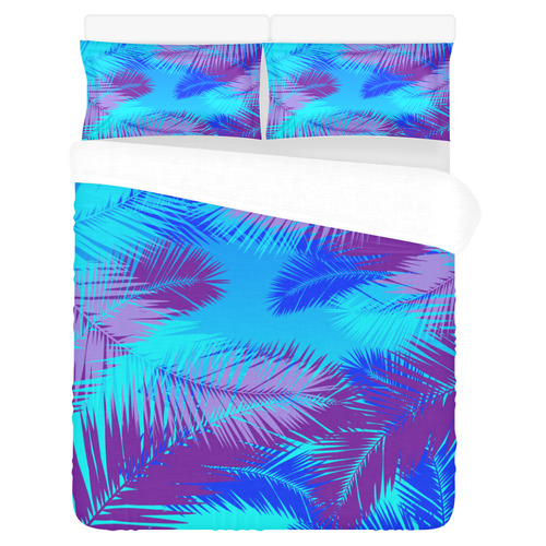 Summer Island pop art design 3-Piece Bedding Set