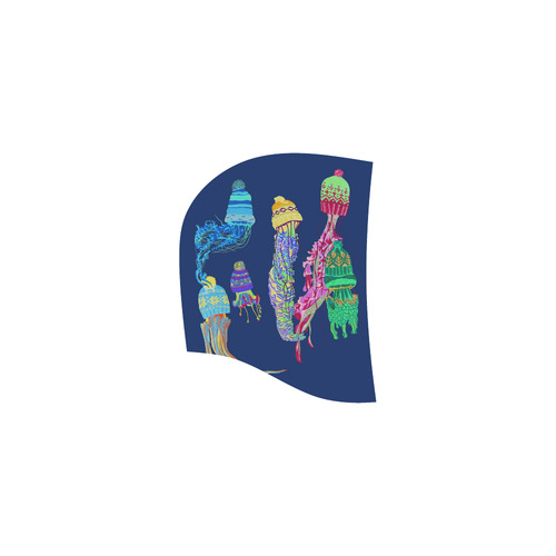 winter jellyfish All Over Print Sleeveless Hoodie for Women (Model H15)
