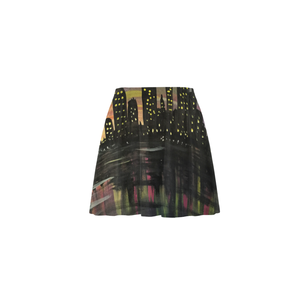 City Lights Mini Skating Skirt (Model D36)