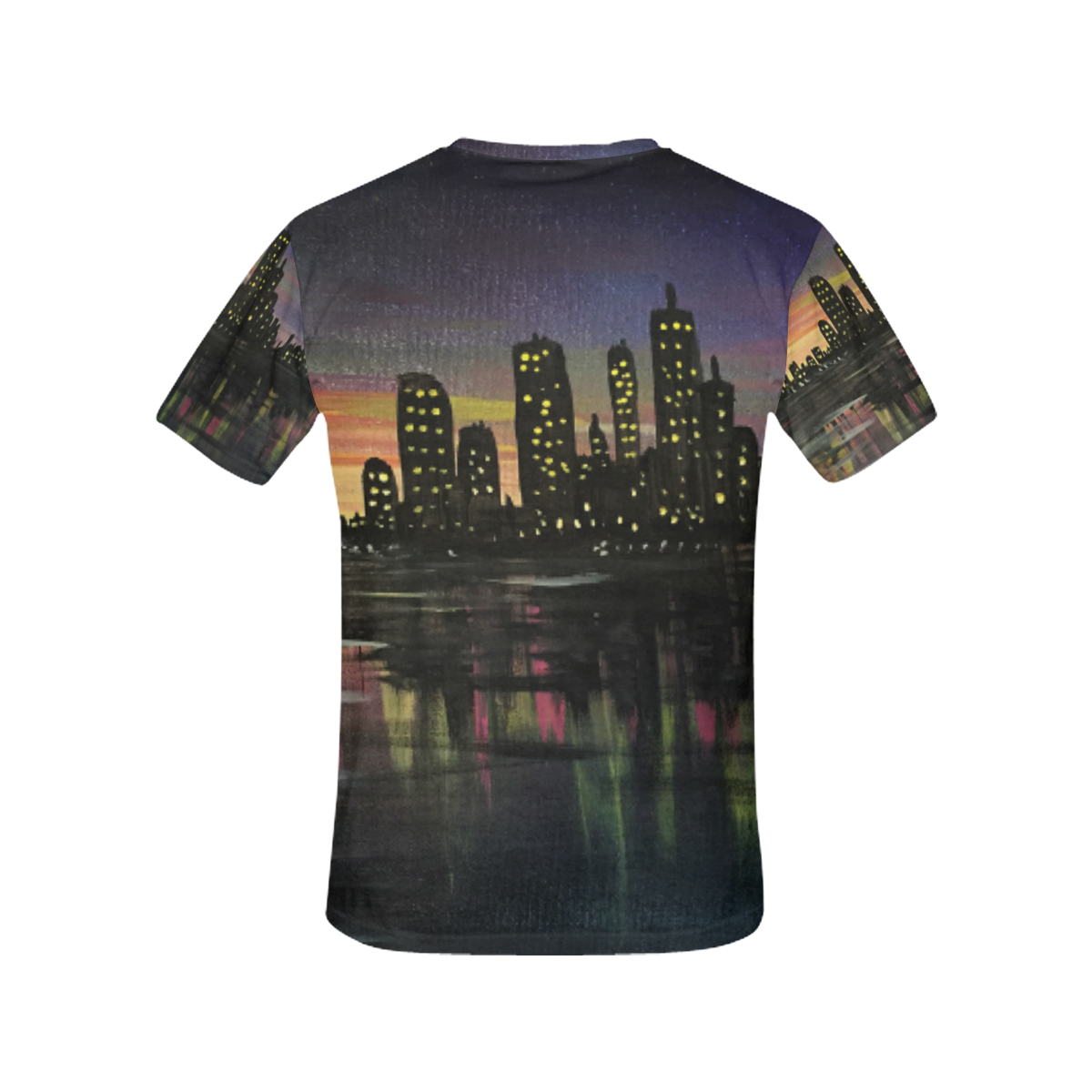 City Lights All Over Print T-Shirt for Women (USA Size) (Model T40)
