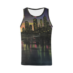 City Lights All Over Print Tank Top for Men (Model T43)