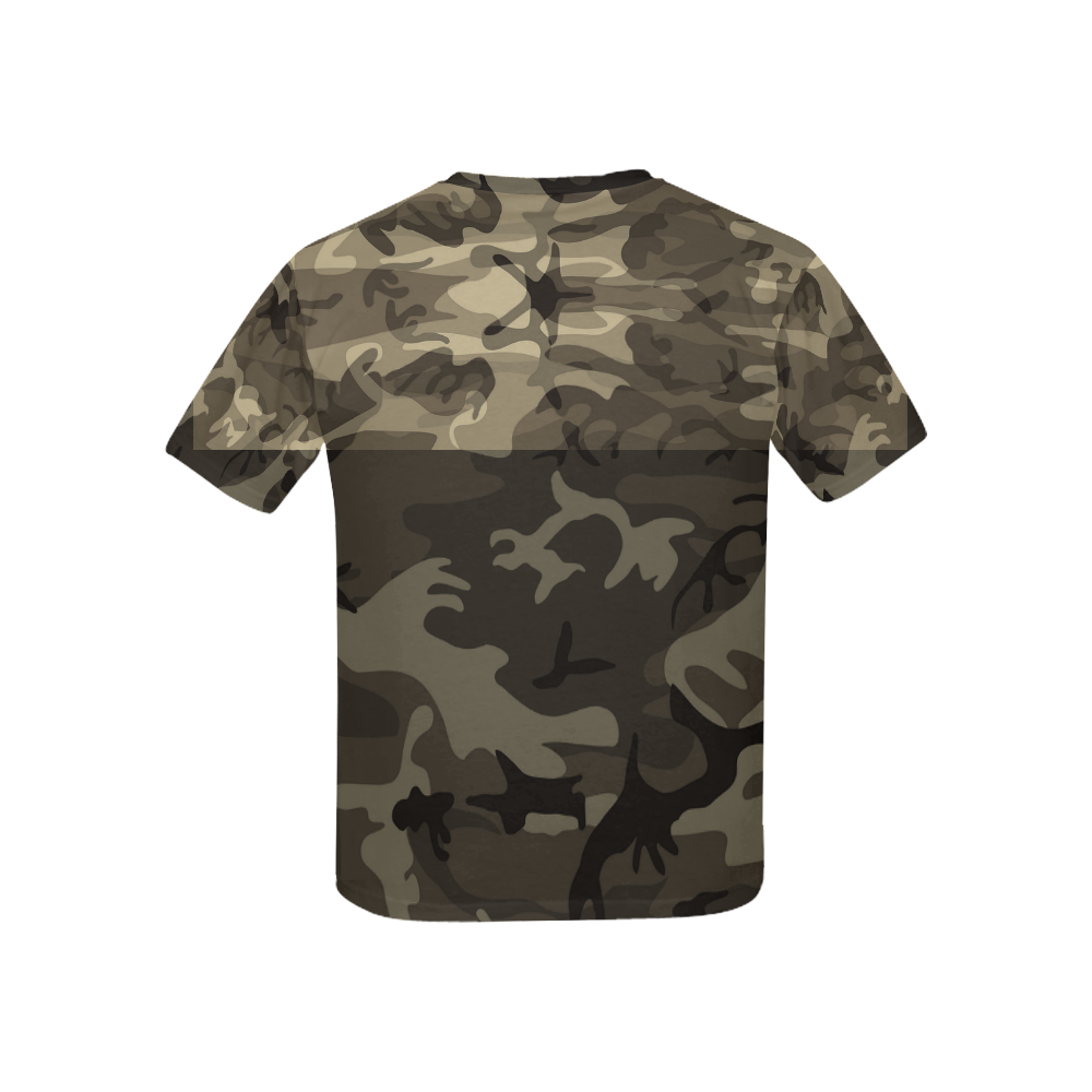 Camo Grey Kids' All Over Print T-shirt (USA Size) (Model T40)