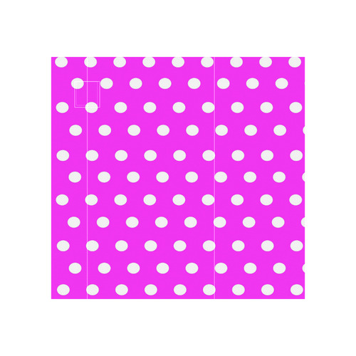 Dots Pink Neoprene Water Bottle Pouch/Large