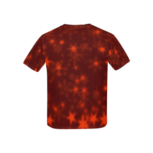 Blurry Stars red by FeelGood Kids' All Over Print T-shirt (USA Size) (Model T40)
