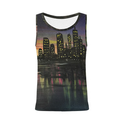 City Lights All Over Print Tank Top for Women (Model T43)