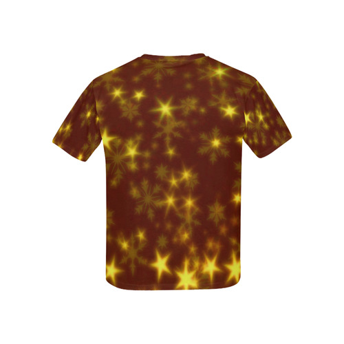 Blurry Stars golden by FeelGood Kids' All Over Print T-shirt (USA Size) (Model T40)