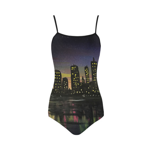 City Lights Strap Swimsuit ( Model S05)